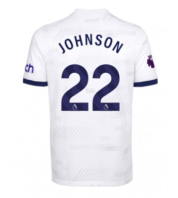 Tottenham Hotspur Brennan Johnson #22 Primera Equipación 2023-24 Manga Corta